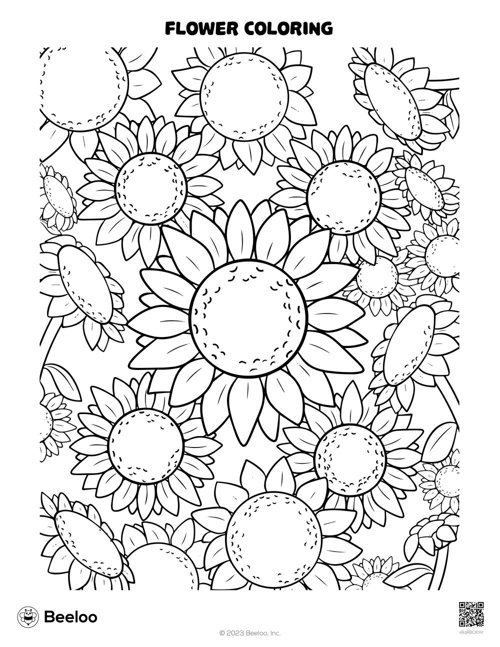 Flower Coloring