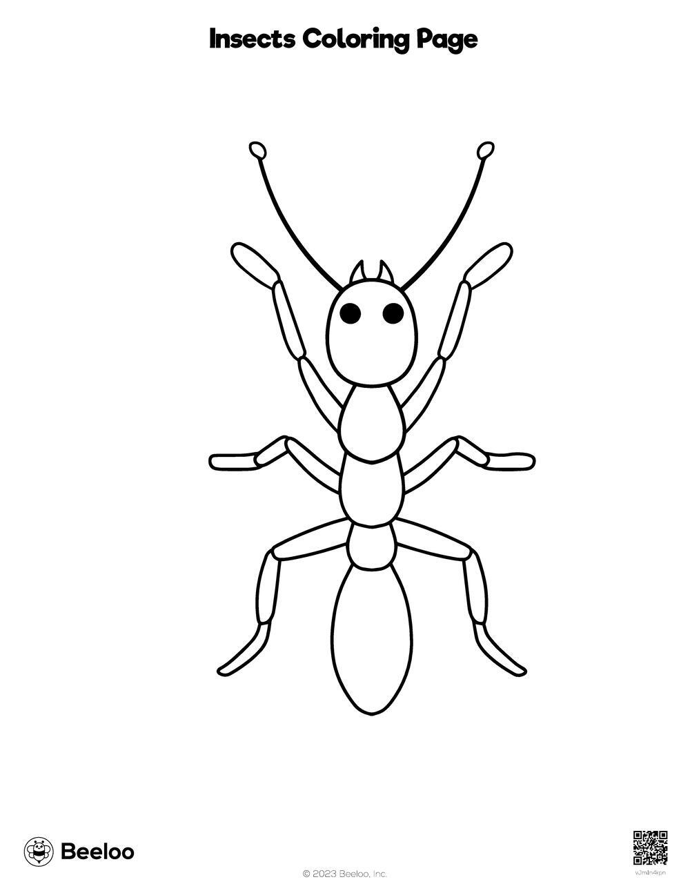 Insects Coloring Page