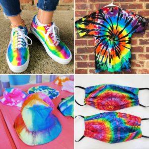 DIY Rainbow Tie Dye Patterns