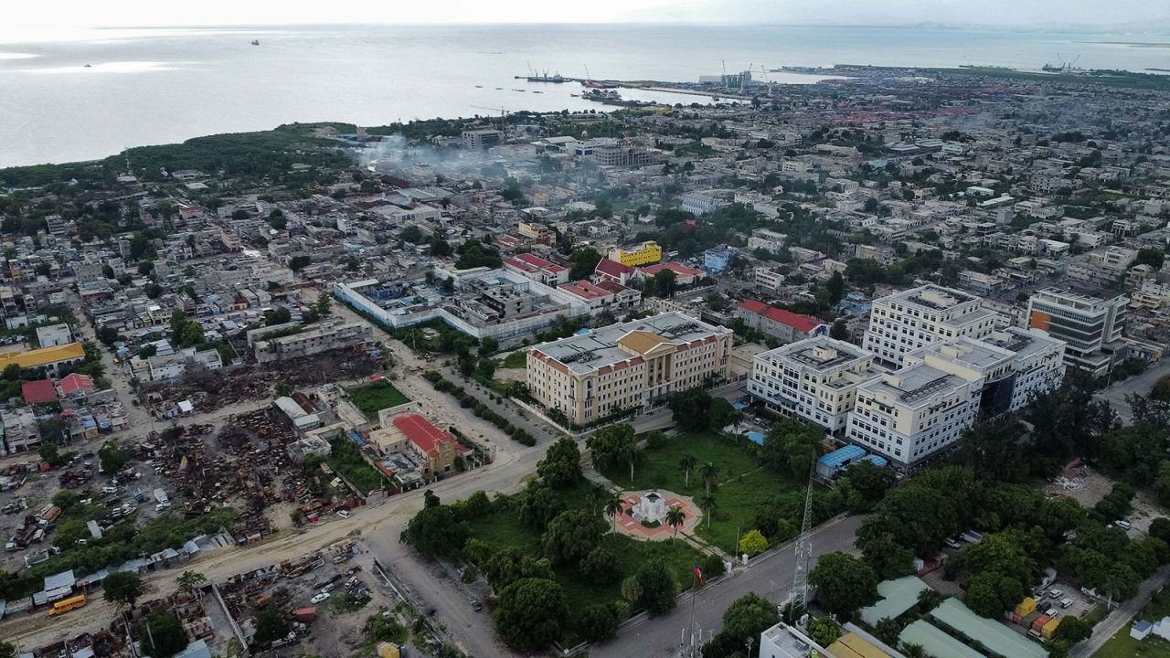 An aerial view of the city of Port-au-Prince, Haiti,seen on  May 24.