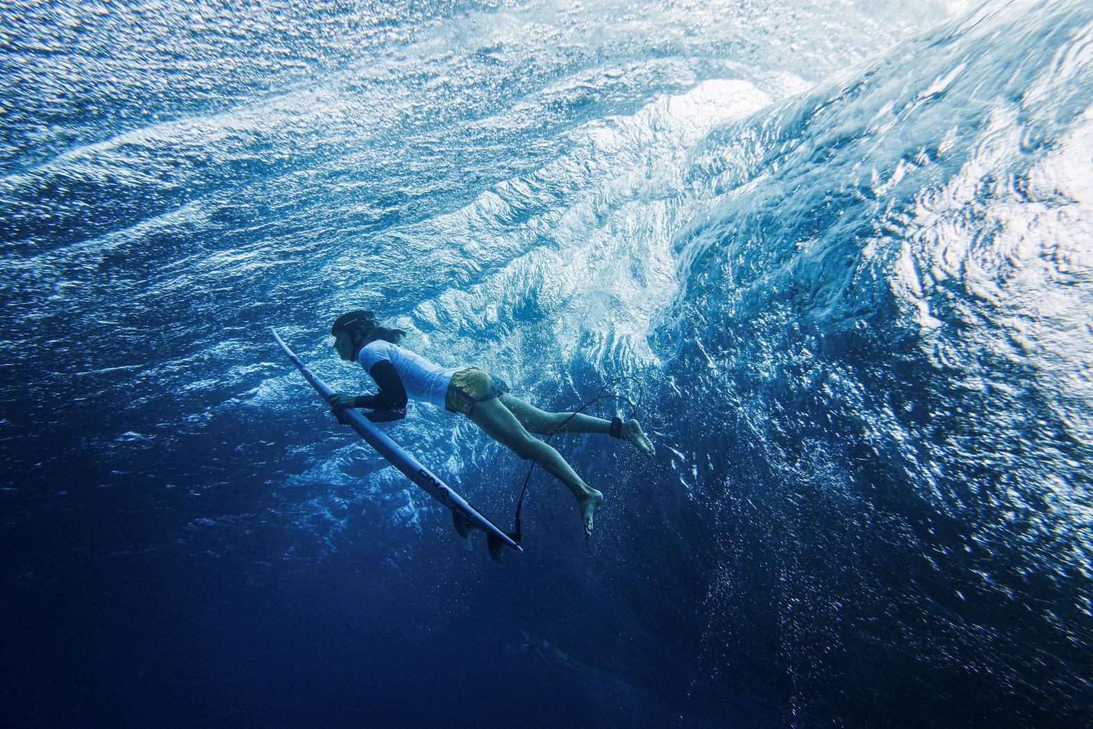 Australian surfer Molly Picklum trains in Tahiti on Sunday, July 21. Tahiti, an island in French Polynesia, <a href="https://www.cnn.com/2024/07/08/sport/tahiti-summer-olympics-2024/index.html">will host the upcoming Olympic surfing competition</a>.