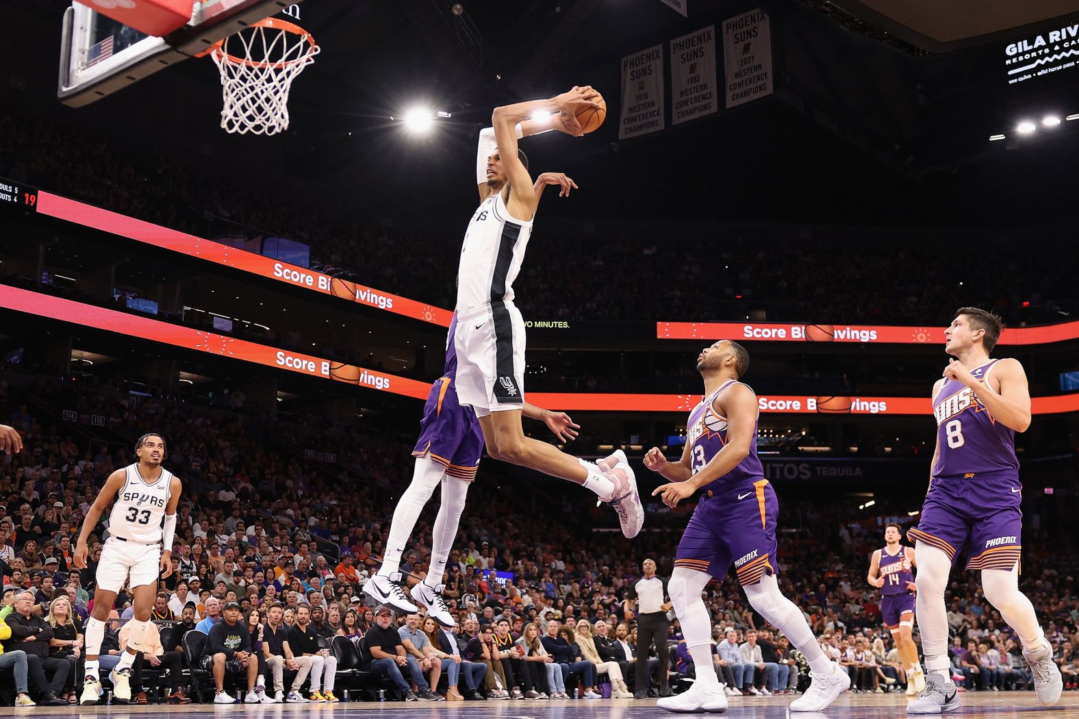 <strong>Victor Wembanyama (France):</strong> Wembanyama, one of the host country’s most famous athletes, is the first player from France to ever win the NBA’s Rookie of the Year award. The transcendent 7-foot, 4-inch superstar was a <a href="https://www.cnn.com/2024/05/06/sport/victor-wembanyama-nba-rookie-of-year-spt-intl/index.html">unanimous pick for the honor</a>. He finished his rookie reason as the first player in NBA history to score over 1,500 points (1,522), block at least 250 shots (254) and hit 100 3-pointers (128) in a single campaign.