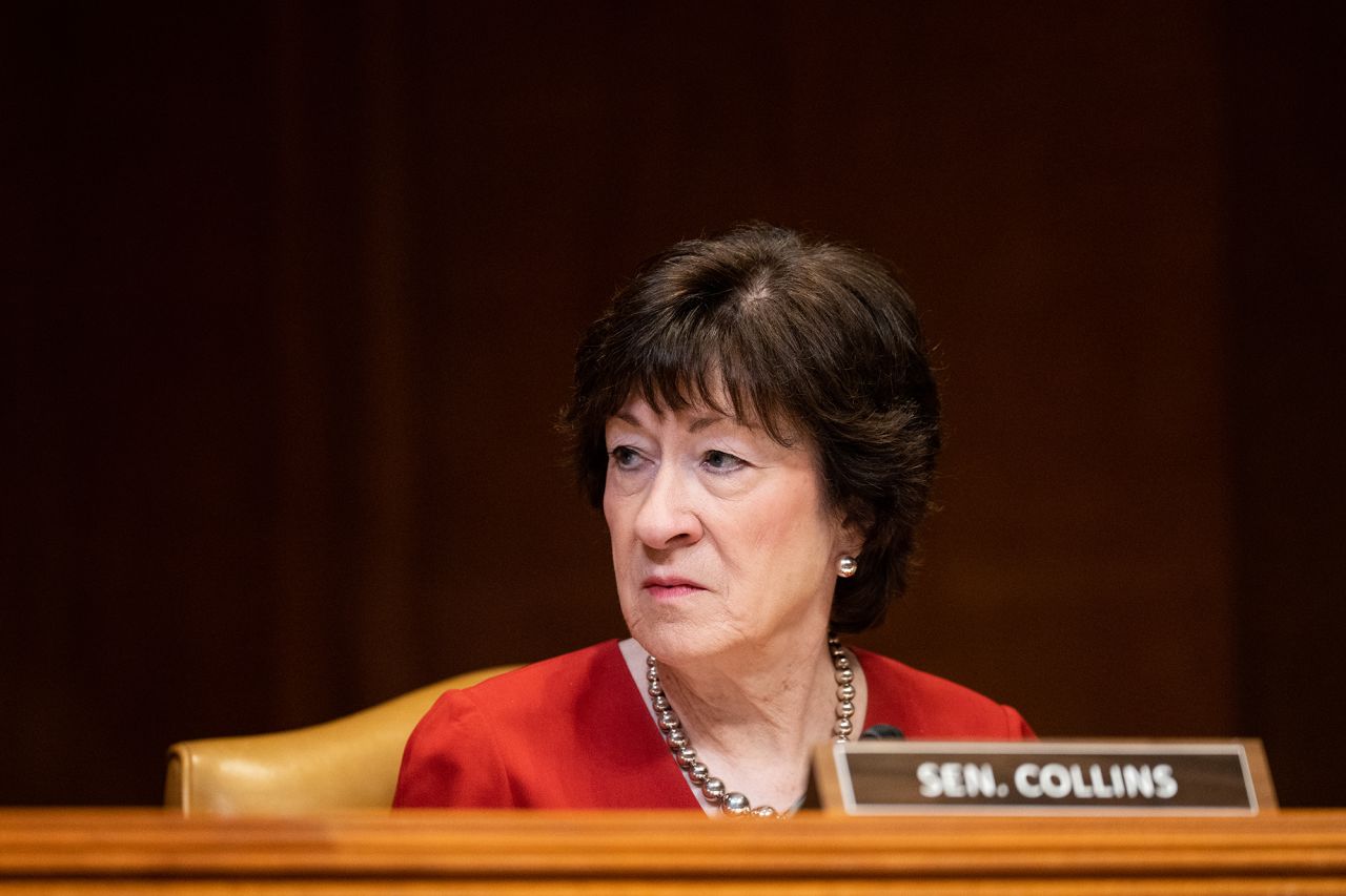 Sen. Susan Collins attends a hearing on June 22, in Washington, DC. 