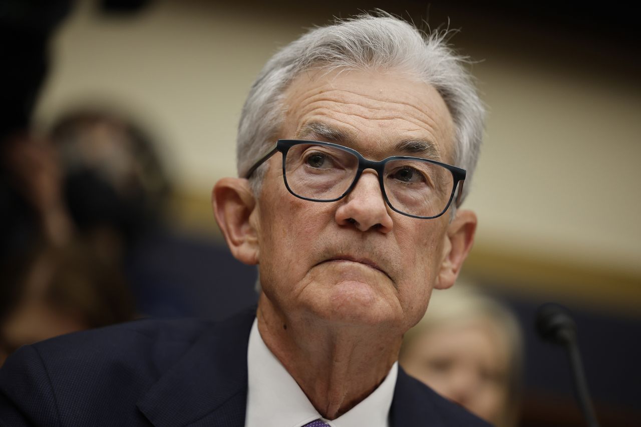 Federal Reserve Bank Chairman Jerome Powell testifies before the House Financial Services Committee in the Rayburn House Office Building on Capitol Hill on March 06 in Washington, DC. 