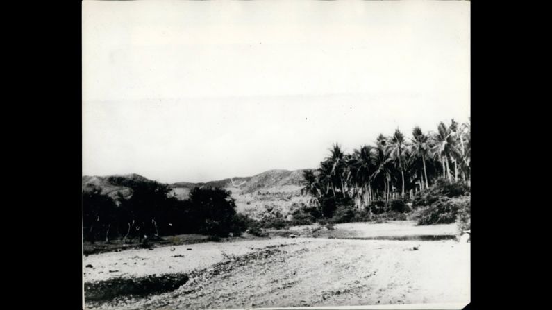 Somewhere in the jungles of the Philippines in the late '50s, where Onoda was hiding after the war's end. He survived on food he gathered from the wild or stole from local farmers.