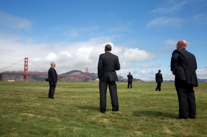 Viewing the Golden Gate Bridge in San Francisco, California, on July 23, 2014. 