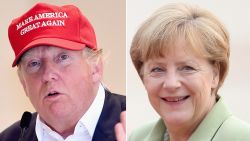 Donald Trump Angela Merkel