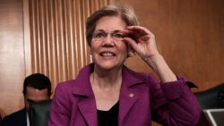 WASHINGTON, DC - APRIL 07:  U.S. Sen. Elizabeth Warren (D-MA) waits for the beginning of a hearing before the Senate Banking, Housing and Urban Affairs Committee April 7, 2016 on Capitol Hill in Washington, DC. The committee held a hearing on "The Consumer Financial Protection Bureau's Semi-Annual Report to Congress."  (Photo by Alex Wong/Getty Images)