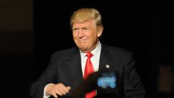 U.S. President-elect Donald Trump speaks at a Victory Tour Rally, on December 8, 2016 in Des Moines, Iowa.