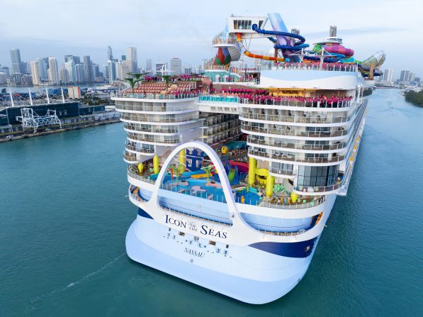 <strong>Icon of the Seas: </strong>Royal Caribbean's Icon of the Seas is the world's largest cruise ship and can carry nearly 10,000 people. It's one of the travel experiences highlighted in TIME's "World's Greatest Places of 2024."