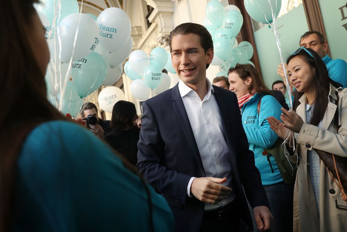 Sebastian Kurz became Chancellor of Austria in December. 