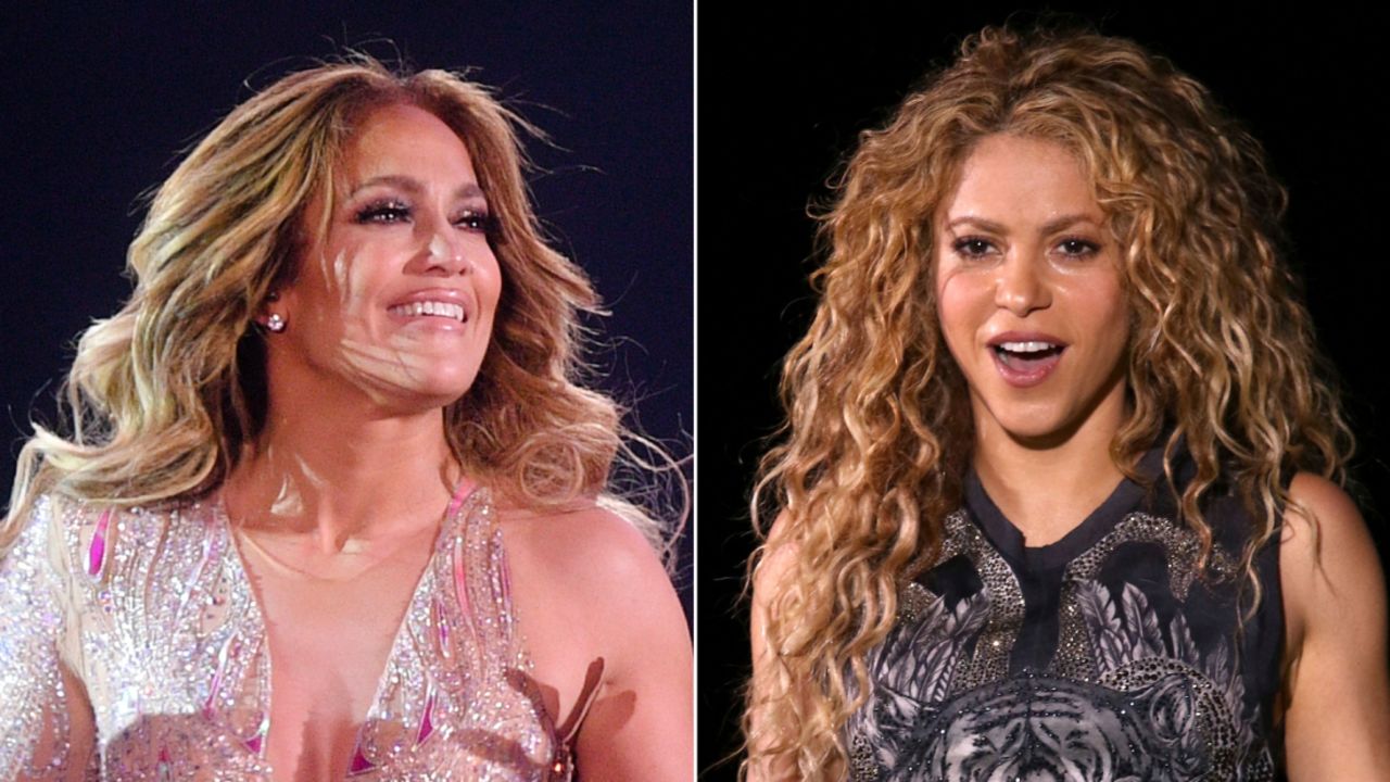 Jennifer Lopez Shakira SPLIT