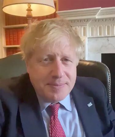 In March 2020, Johnson announced in a <a href="https://twitter.com/BorisJohnson/status/1243496858095411200" target="_blank" target="_blank">video posted to Twitter</a> that he tested positive for the novel coronavirus. "Over the last 24 hours, I have developed mild symptoms and tested positive for coronavirus. I am now self-isolating, but I will continue to lead the government's response via video conference as we fight this virus. Together we will beat this," <a href="https://www.cnn.com/2020/03/27/uk/uk-boris-johnson-coronavirus-gbr-intl/index.html" target="_blank">Johnson said.</a> He was later hospitalized after his symptoms had "worsened," according to his office.