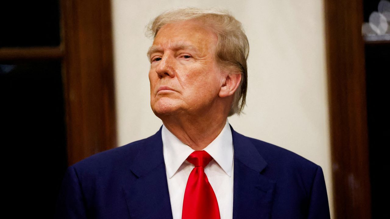 FILE PHOTO: Republican presidential candidate and former U.S. President Donald Trump attends the 2024 Senior Club Championship award ceremony at his Trump International Golf Club in West Palm Beach, Florida, U.S. March 24, 2024.  REUTERS/Marco Bello/File Photo