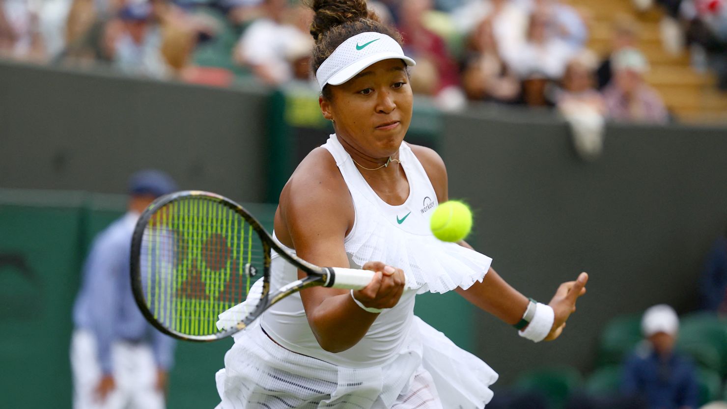 Naomi Osaka earned her first Wimbledon win in six years.