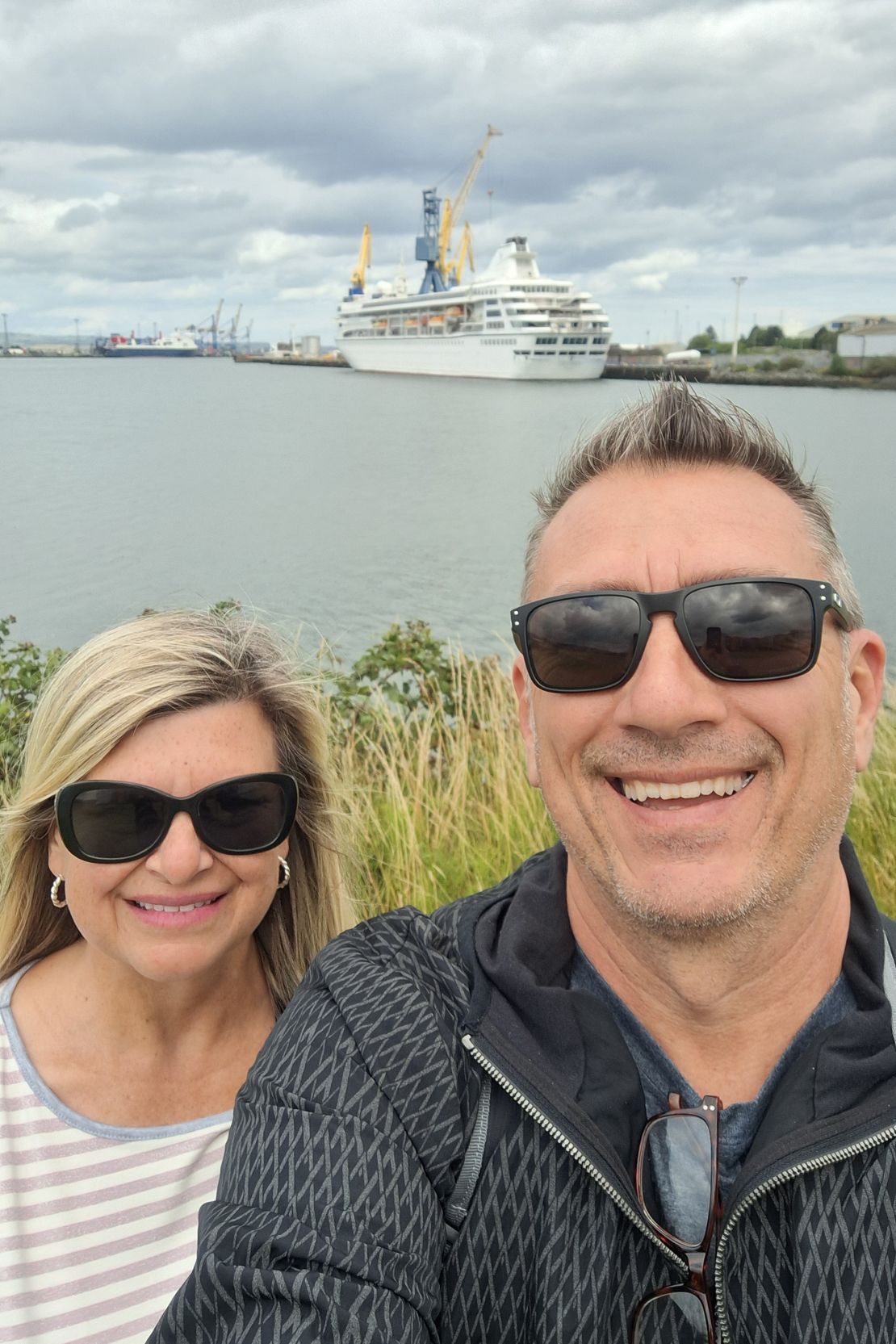 Angela and Steve Theriac have been traveling around Europe while waiting to set sail.