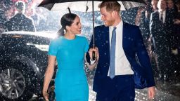 LONDON, ENGLAND - MARCH 05: Prince Harry, Duke of Sussex and Meghan, Duchess of Sussex attend The Endeavour Fund Awards at Mansion House on March 05, 2020 in London, England. (Photo by Samir Hussein/WireImage)