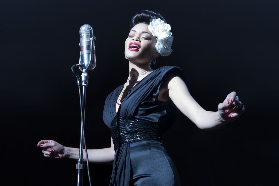 Andra Day (center) in 'The United States vs. Billie Holiday' (Takashi Seida).