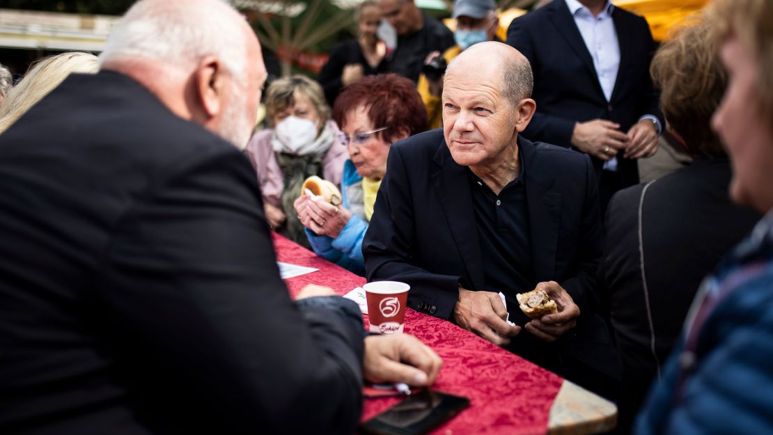 Olaf Scholz has taken a surprise lead in polling in recent weeks.