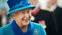 PEMBROKE DOCK, WALES - APRIL 29:  Queen Elizabeth II during a visit to the Chapel to view the restoration and meet local people involved with the project at the Royal Dockyard Chapel during an official visit on April 29, 2014 in Pembroke Dock, United Kingdom. This year sees the 200th anniversary of the town of Pembroke Dock. The Royal Dockyard Chapel has undergone a restoration project to become the base for Pembroke Dock's Heritage Centre which celebrates 200 years of a unique naval and military community.  (Photo by Bethany Clarke/Getty Images)