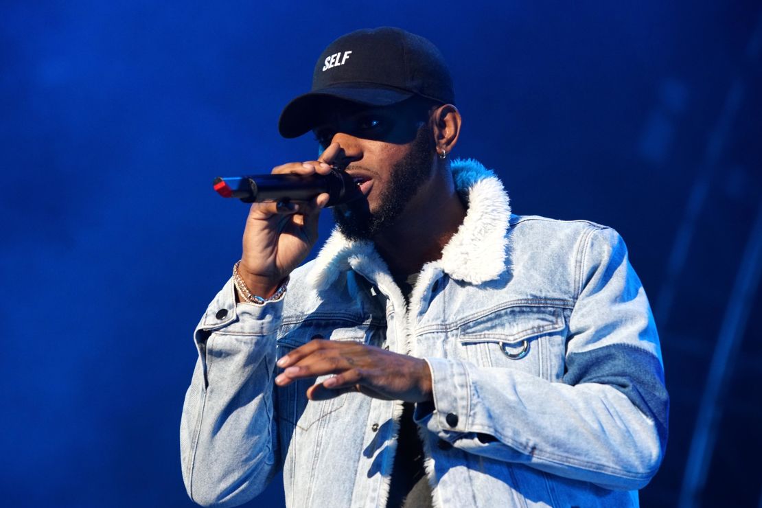 Bryson Tiller performs during the 2017 BET Experience at LA Live in Los Angeles, June 23, 2017.  