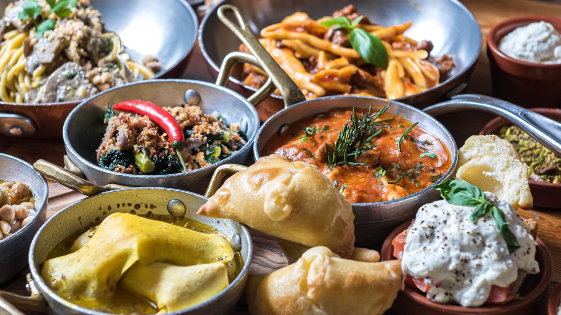 A selection of dishes from Abruzzo, a relatively underrepresented cuisine from a south-eastern region on the Adriatic coast.