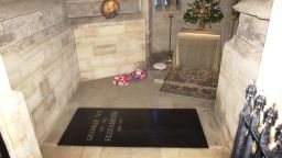 The George VI Memorial Chapel in St George's Chapel, Windsor, where Queen Elizabeth, the Queen Mother was intered, after her funeral in Westminster Abbey.  She was laid to rest alongside her husband, King George VI, who died in 1952.    * The casket that contains the ashes of Princess Margaret, who died in February, is also being placed in the vault.   (Photo by Tim Ockenden/PA Images/Getty Images)