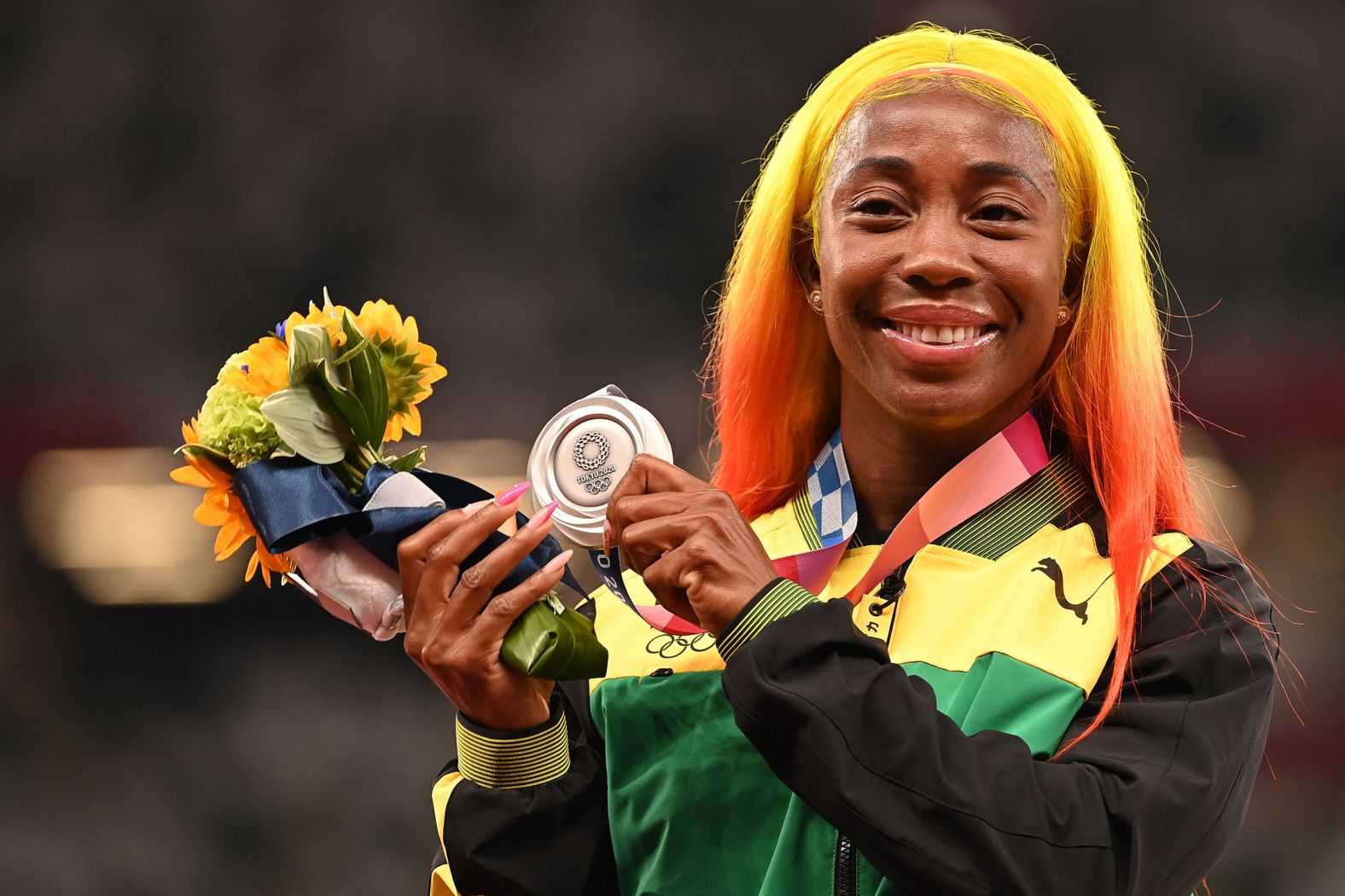 <strong>Shelly-Ann Fraser-Pryce (Jamaica):</strong> This will be the final Olympics for Fraser-Pryce, a three-time gold medalist sprinter who has said <a href="https://www.cnn.com/2024/02/09/sport/shelly-ann-fraser-pryce-retirement-paris-olympics-spt-intl/index.html">she will retire after the Games</a> to spend more time with her family. Nicknamed the “Pocket Rocket” because of her speed and diminutive height, she won the 100 meters in 2008 and 2012 and finished second at the Tokyo Games three years ago. She has become an instantly recognizable presence on the track due to her multi-colored hairstyles.