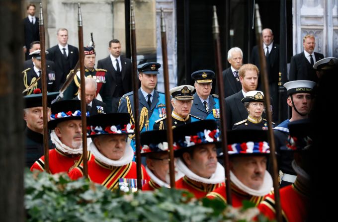 William joins his dad, brother and other members of the royal family during <a href="http://www.cnn.com/2022/09/19/uk/gallery/queen-elizabeth-ii-funeral/index.html" target="_blank">the Queen's state funeral</a> in September 2022.