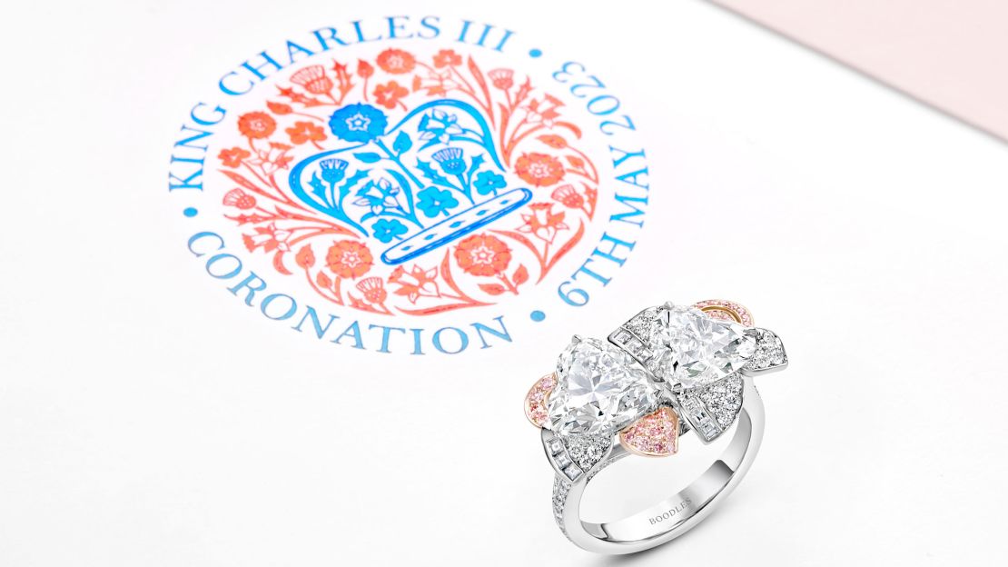 Boodles' Coronation Gemini ring costs £395,000 ($496,000).