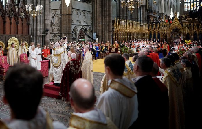 This was the only time Charles will ever wear St. Edward's Crown, as it is reserved for the coronation of a new monarch.