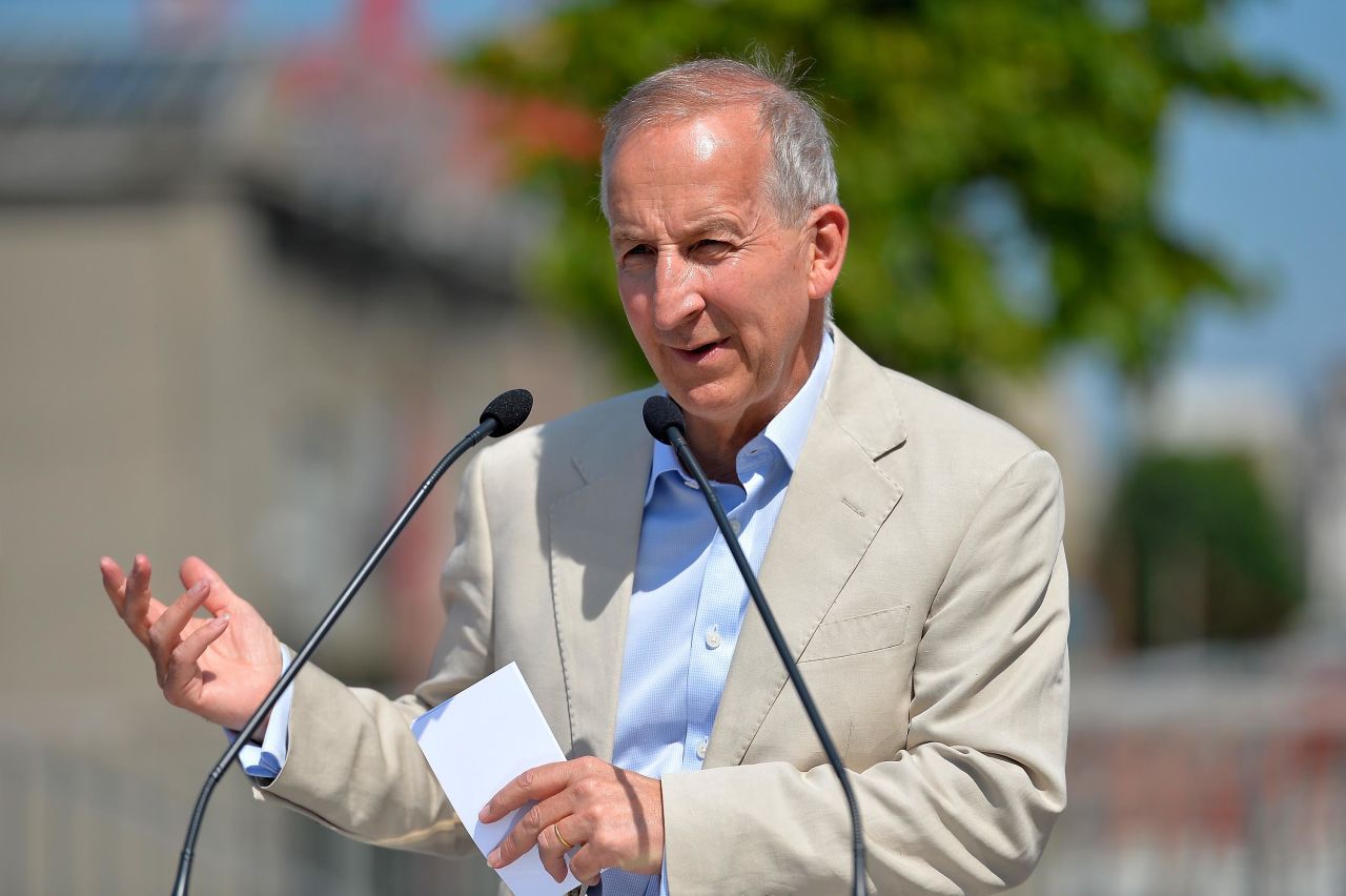 Sir Peter Ricketts is pictured speaking during an event in Paris, France, in 2015. 