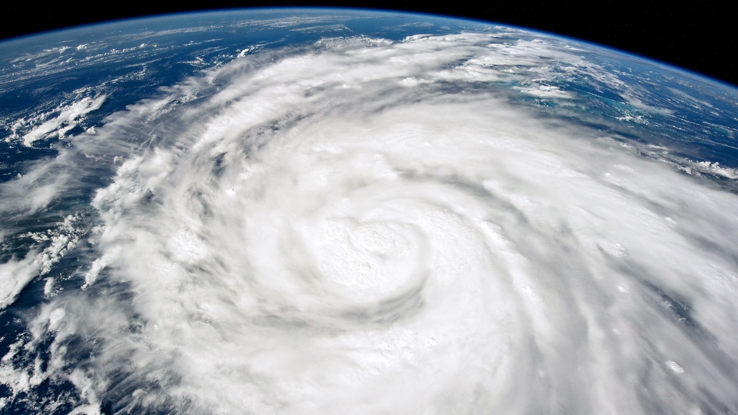 CARIBBEAN SEA - SEPTEMBER 26:  In this NASA handout image taken from the International Space Station, Hurricane Ian moves through the Caribbean Sea on September 26, 2022 just south of Cuba. The storm is expected to bring a potentially life-threatening storm surge and hurricane-force winds. (Photo by NASA via Getty Images)