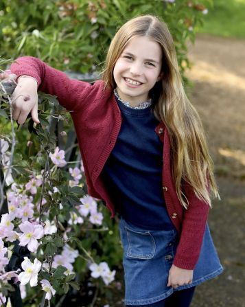 The Prince and Princess of Wales have released a photo of Princess Charlotte to mark her ninth birthday on Thursday, May 2. 