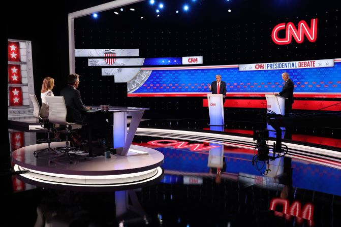 Heading into debate night, <a href="https://www.cnn.com/politics/live-news/cnn-debate-trump-biden-06-27-24#h_cf76b10322fc787d5b5ad185cbc4e017" target="_blank">the latest update to the CNN Poll of Polls</a> found a tight race with no clear leader.