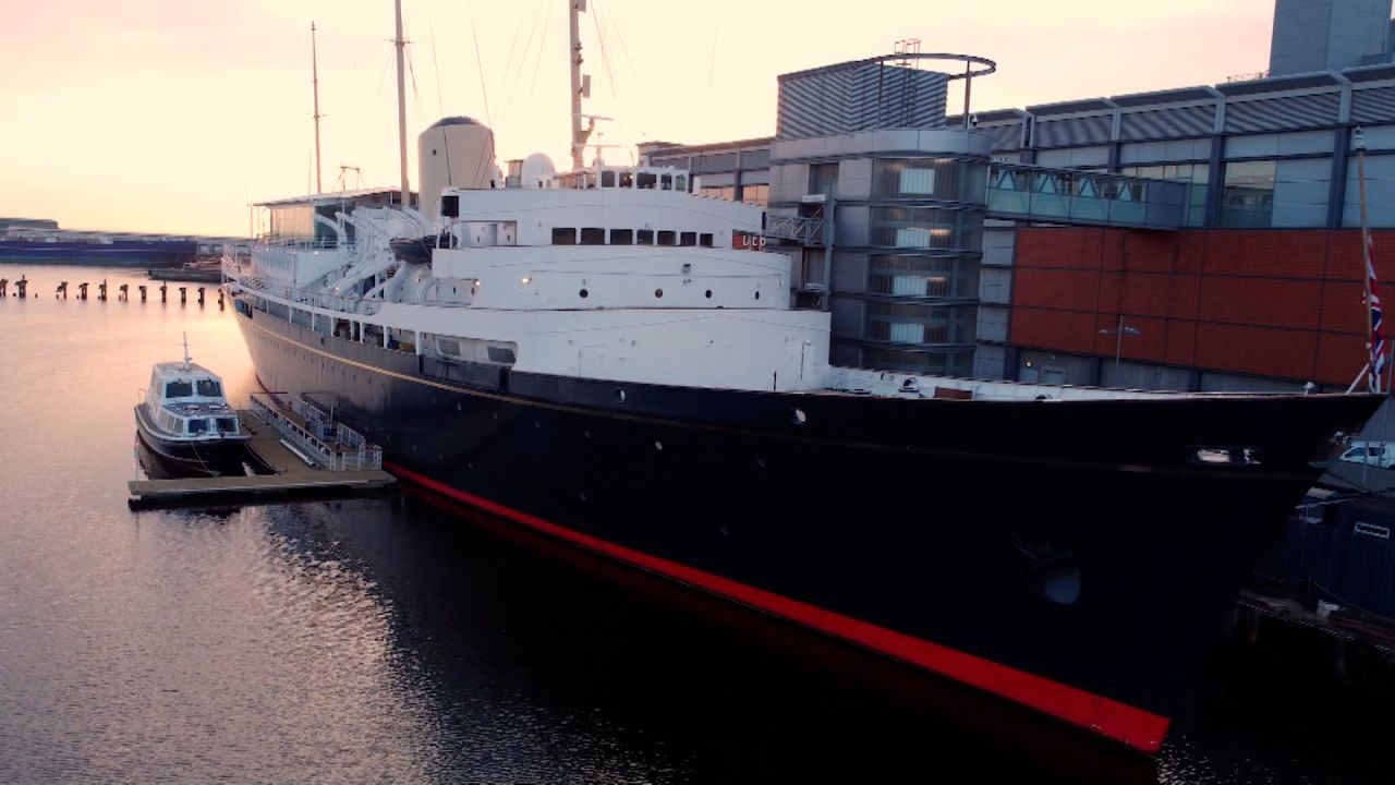 The Royal Yacht Britannia.