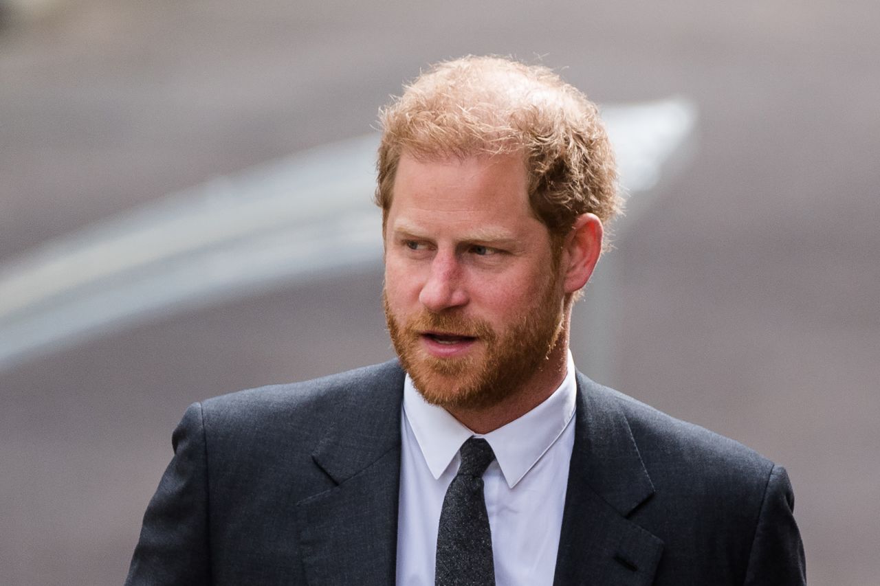 Prince Harry, Duke of Sussex, arrives at the High Court to attend the fourth day of the preliminary hearing in a privacy case against the British tabloid media in London, England on March 30.