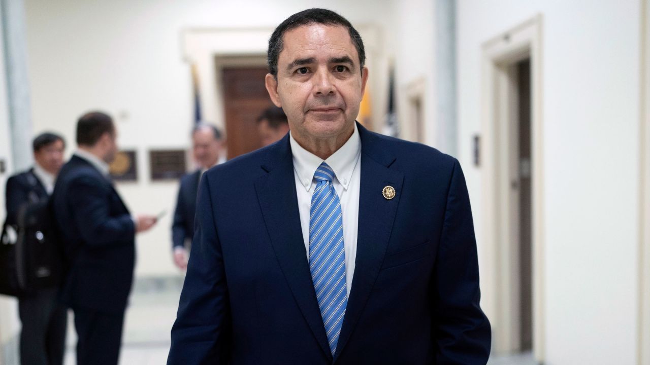 Rep. Henry Cuellar walks from his office to the House chamber to vote on Capitol Hill, Wednesday, May 15, in Washington, DC.