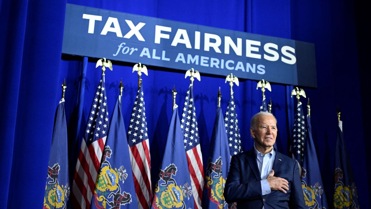 President Joe Biden attends a campaign event at the Scranton Cultural Center at the Masonic Temple in Scranton, Pennsylvania, on April 16.