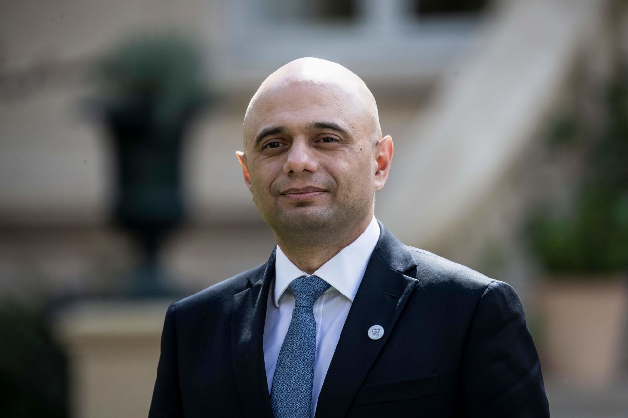 Britain's Home Secretary Sajid Javid on April 4. 