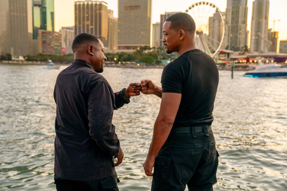 Martin Lawrence and Will Smith in a scene from "Bad Boys: Ride or Die."
