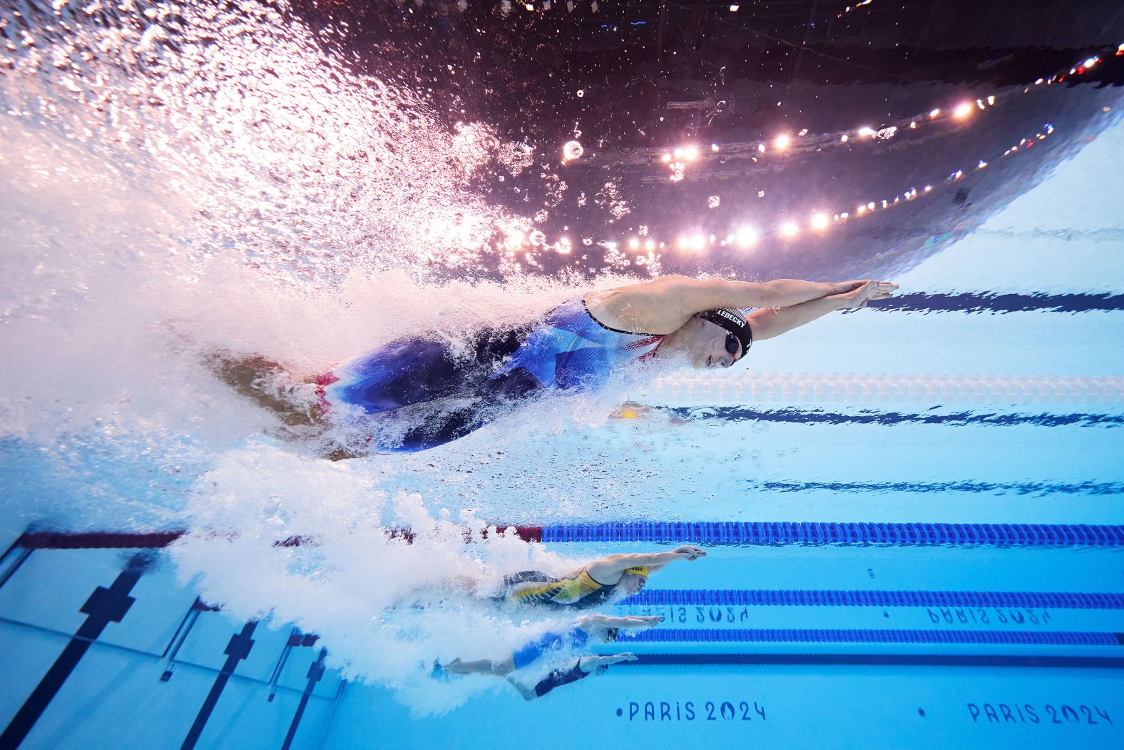 US swimmer Katie Ledecky competes in the 800-meter freestyle final on Saturday, August 3. <a href="https://www.cnn.com/2024/08/03/sport/katie-ledecky-making-history-1500m-paris-olympics-spt-intl">Ledecky won the event for the fourth straight Olympics</a> and added to her record as the most decorated American female in Olympics history. She has won 14 Olympic medals, nine of which are gold.