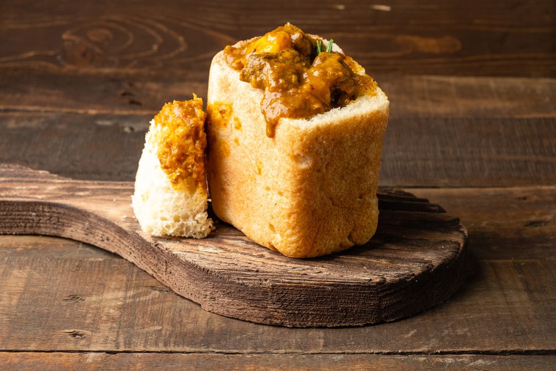 At number two on Time Out’s list is the South African city of Johannesburg. Pictured here: a bunny chow -- a South African street food featuring curry, meat or beans stuffed inside bread.