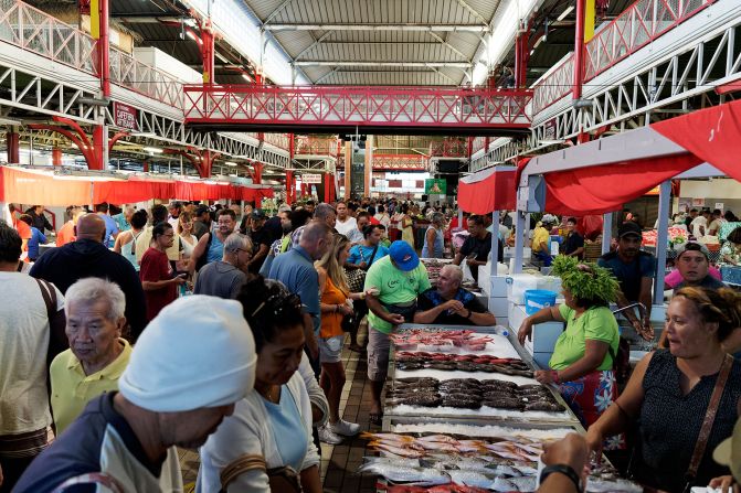 <strong>Dim sum in the market: </strong>The Papeete Sunday Market, on the island of Tahiti, offers an incredible array of Chinese dim sum.