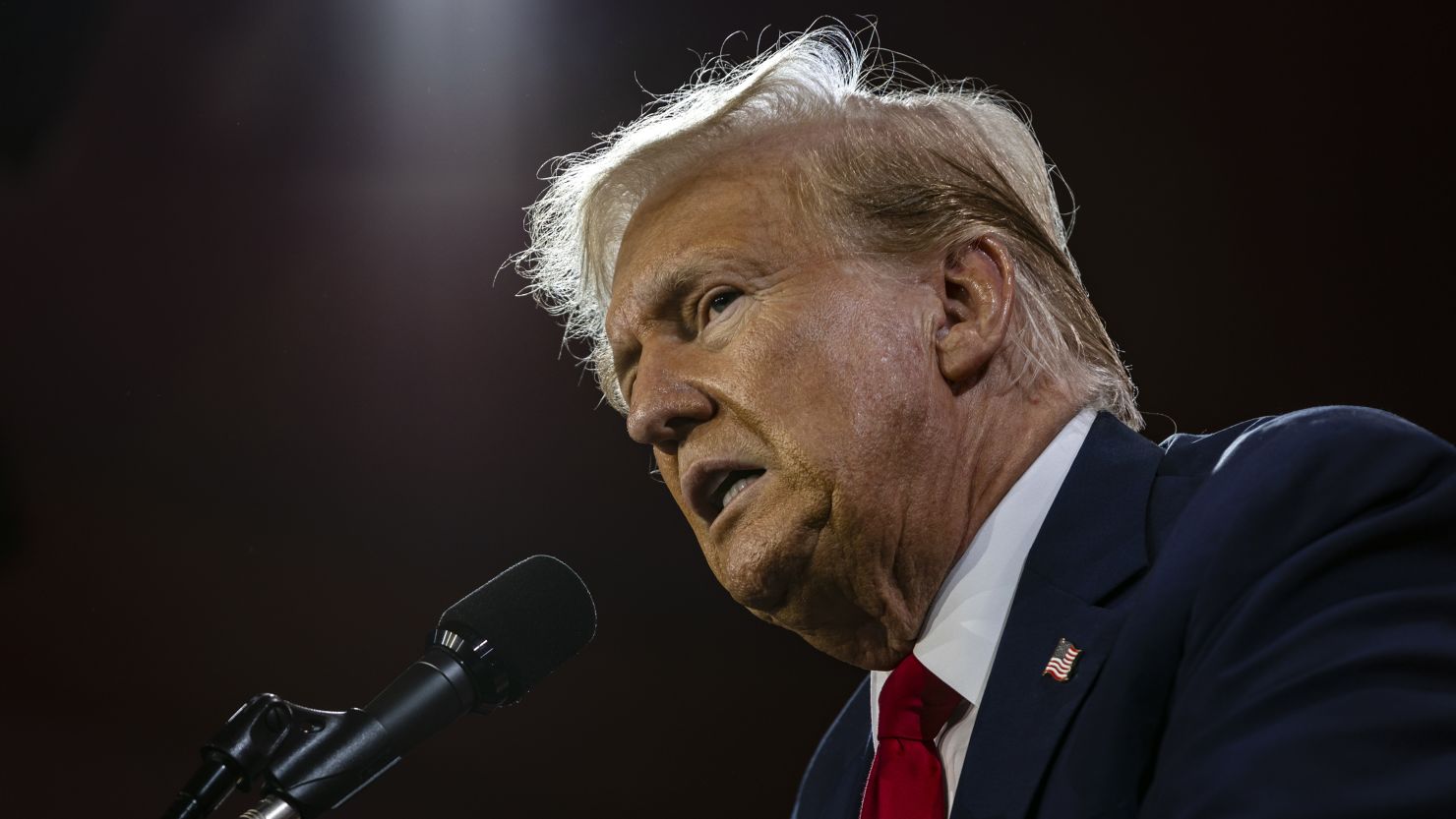 WASHINGTON, DC - JUNE 22: Former U.S. President Donald Trump speaks at the Faith & Freedom Coalition's Road to Majority Policy Conference at the Washington Hilton on June 22, 2024 in Washington, DC. The conservative Christian group is hosting a series of congressional members and political candidates to speak on the upcoming 2024 elections. (Photo by Samuel Corum/Getty Images)