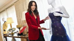 CORRECTION / Gabriela Schwartz, head of fashion and talent relations at Julien's Auctions, shows Princess Diana's 1986 midnight-blue Murray Arbeid dress, which is on display at Julien's Auctions' press preview of "Princess Diana's Elegance & a Royal Collection", ahead of an exclusive private showing at the Peninsula Beverly Hills, Beverly Hills, California, June 25, 2024. The biggest auction of Diana memorabilia since the late British princess sold dozens of outfits months before her death gets underway in California this week, featuring a midnight blue tulle dress and a flamenco-style lace-up number.
Nearly fifty pieces, including gowns, shoes, handbags and hats, will go under the hammer in Beverly Hills. (Photo by VALERIE MACON / AFP) / "The erroneous mention[s] appearing in the metadata of this photo by VALERIE MACON has been modified in AFP systems in the following manner: [Gabriela Schwartz] instead of [Gabriela Schwarz]. Please immediately remove the erroneous mention[s] from all your online services and delete it (them) from your servers. If you have been authorized by AFP to distribute it (them) to third parties, please ensure that the same actions are carried out by them. Failure to promptly comply with these instructions will entail liability on your part for any continued or post notification usage. Therefore we thank you very much for all your attention and prompt action. We are sorry for the inconvenience this notification may cause and remain at your disposal for any further information you may require." (Photo by VALERIE MACON/AFP via Getty Images)