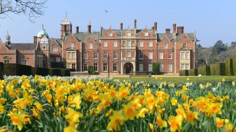 A view of the church of St. Mary Magdalene on Sandringham Estate in 2015 in Norfolk, England.