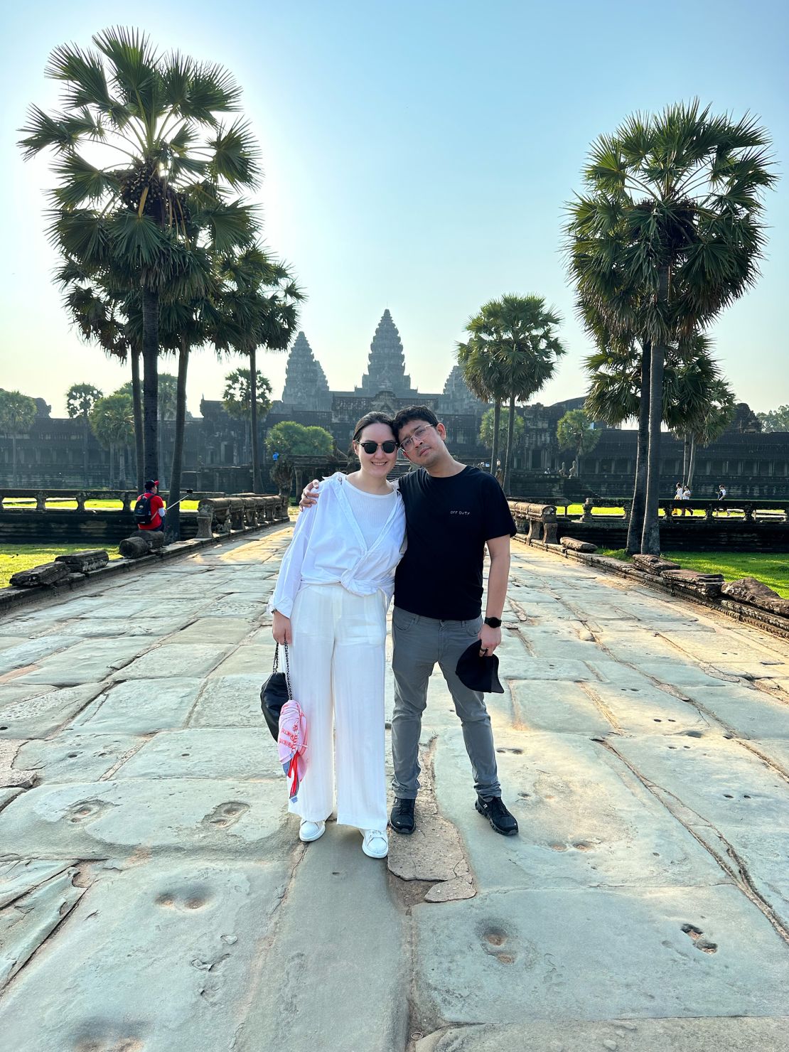 Ariff and Liliya love traveling together. Here they are in Angkor Wat, Cambodia.