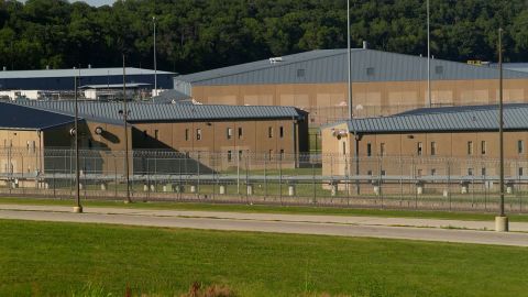 The exterior of the Jefferson City Correctional Center in Jefferson City, Missouri.