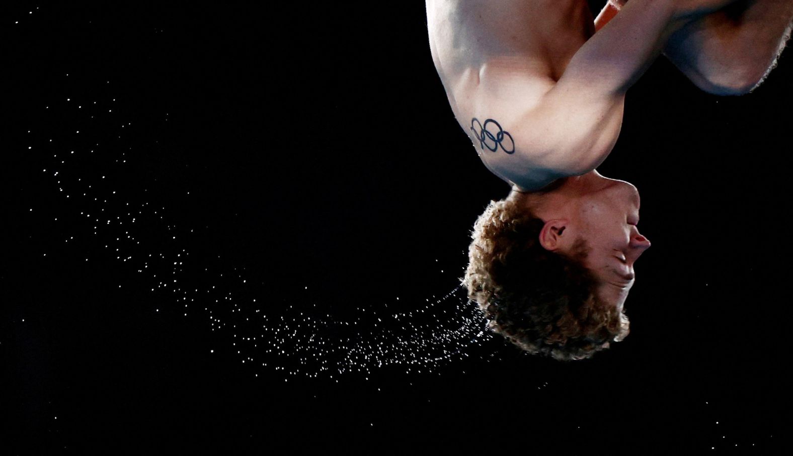 Canadian diver Rylan Wiens competes in the 10-meter platform event on August 9.